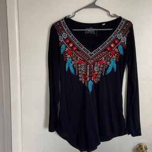 Panhandle Slim embroidered shirt.